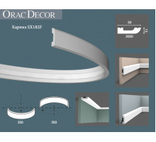 Плинтус SX182F Гибкий Orac Decor 